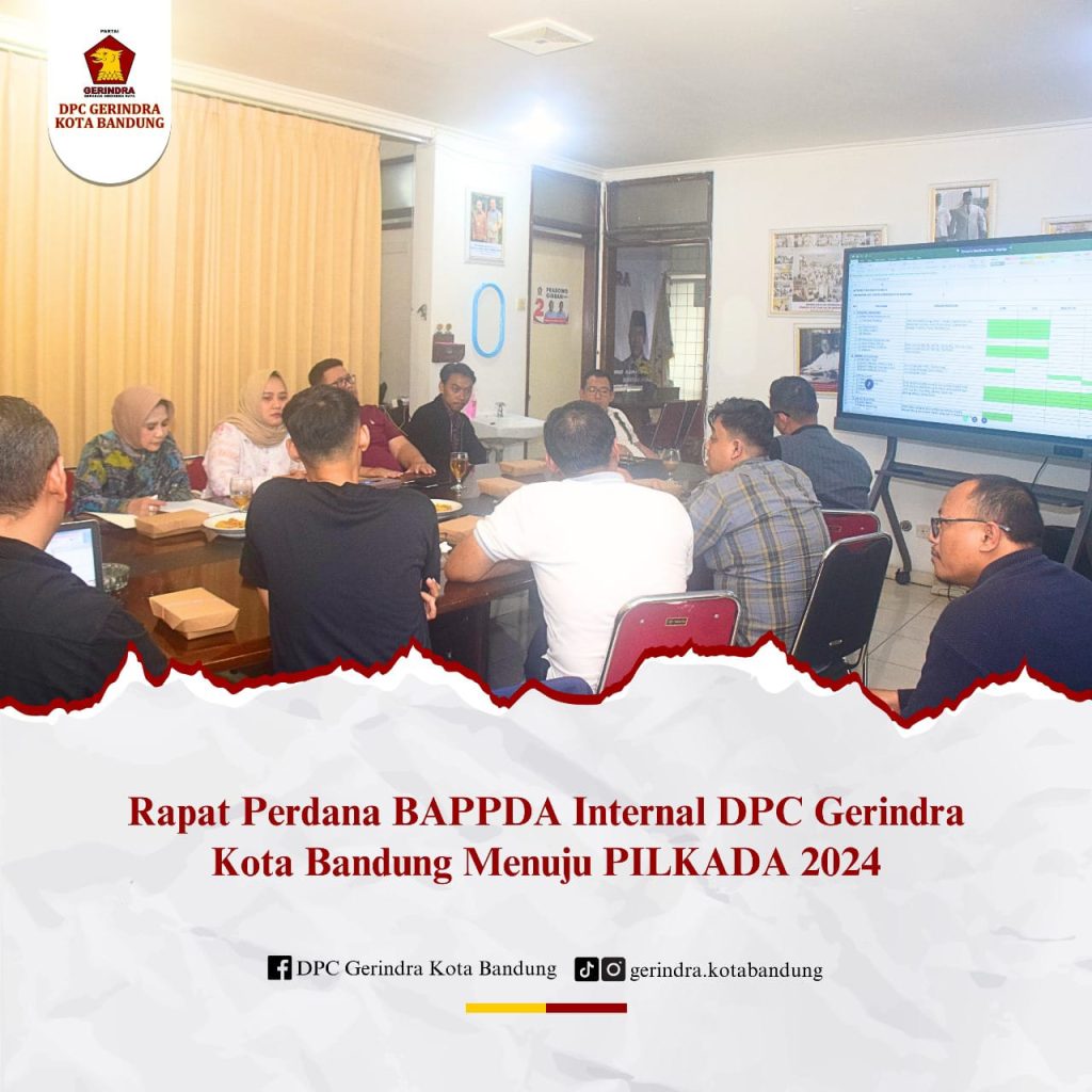 Badan Pemenangan Pemilihan Kepala Daerah (BAPPDA) DPC Gerindra Kota Bandung